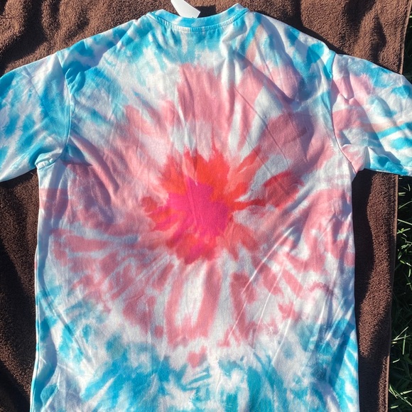 Good Vibes Tie Dye Shirt #tiedye #tiedyeshirt#mensshirt#shirt#cuteshirt - Picture 4 of 4